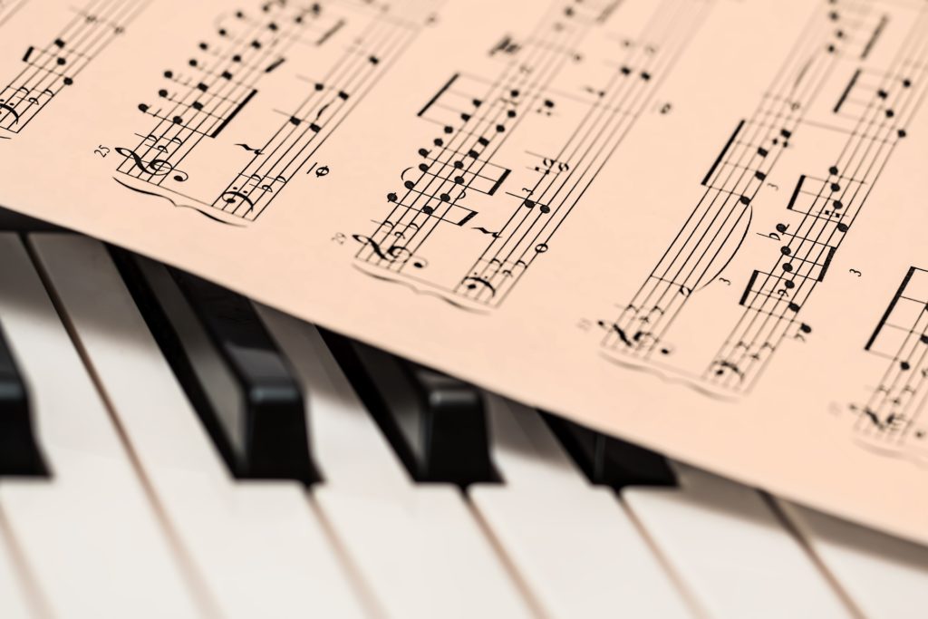 Piano tuition article photograph